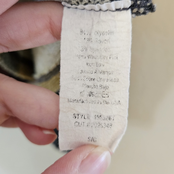 Chris & Carol Plaid Poncho Sweater in Mustard, Black & Red - Picture 4 of 4